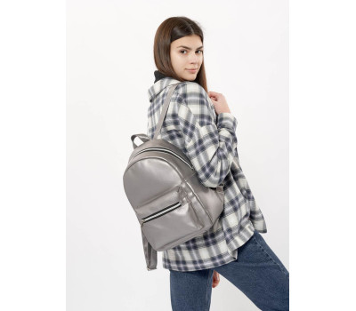 Женский рюкзак Sambag Brix KSH серебряный