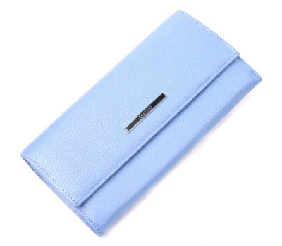 Місткий жіночий гаманець з натуральної шкіри KARYA 21146 Фіолетовий