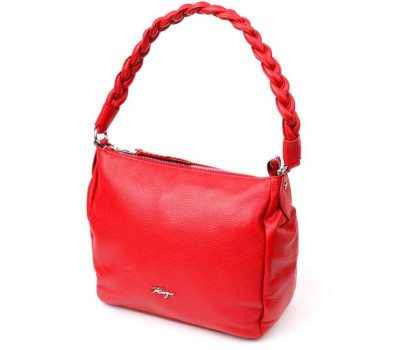Приваблива сумка жіноча KARYA 20863 шкіряна Червоний