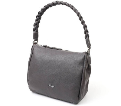 Незвичайна сумка жіноча KARYA 20864 шкіряна Сірий