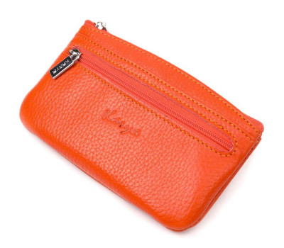Оригінальна ключниця з натуральної шкіри KARYA 21212 Помаранчевий