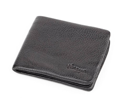 Портмоне чоловіче KARYA 17128 шкіряне Чорне