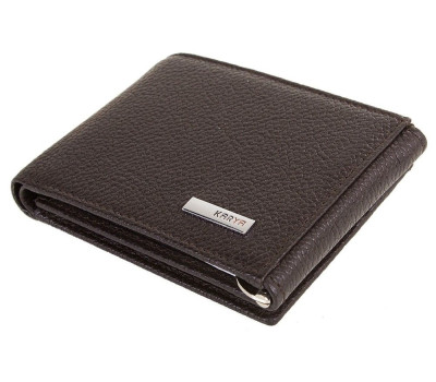 Портмоне чоловіче KARYA 17126 шкіряне Коричневе