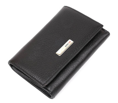 Гаманець чоловічий KARYA 17238 шкіряний чорний