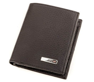 Гаманець чоловічий KARYA 17229 шкіряний Чорний