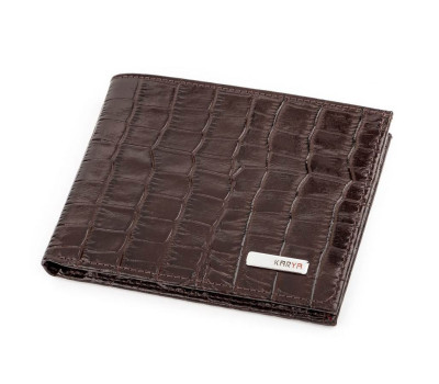 Портмоне чоловіче KARYA 17098 шкіряне Коричневе