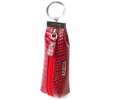 Стильна та зручна ключниця KARYA 20931 шкіряна Рожевий