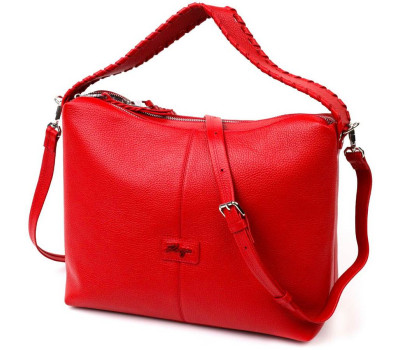 Вмістка жіноча сумка KARYA 20849 шкіряна Червоний