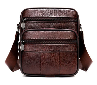 Сумка чоловіча шкіряна Vintage 14987 Коричнева