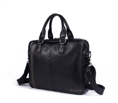 Сумка чоловіча флотар для ноутбака Vintage 14672 Чорна