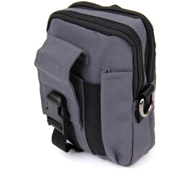 Сумка на пояс нейлон Vintage 20646 Сіра