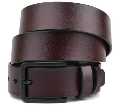 Мужской кожаный ремень Vintage 20221 Коричневый