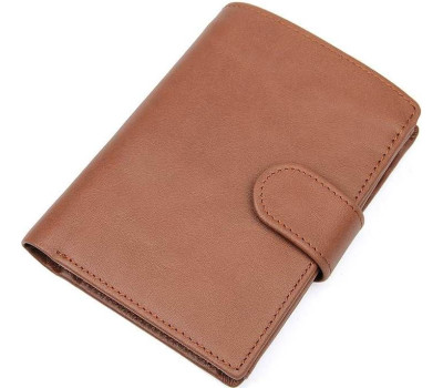 Портмоне мужское Vintage 14534 из натуральной кожи Коричневое