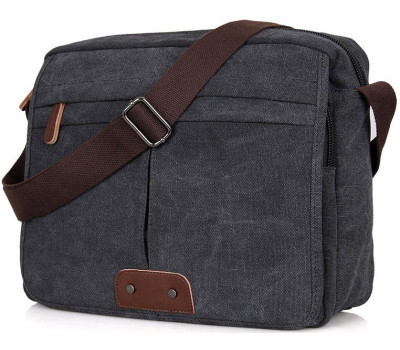 Сумка чоловіча Vintage 14585 Сіра