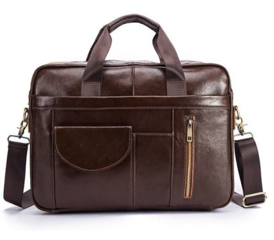 Сумка чоловіча під ноутбук Vintage 14882 Коричнева
