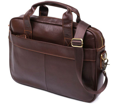Стильна сумка для ноутбука Vintage 20681 Коричневий