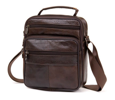 Чоловічий месенджер на одне відділення Vintage 20456 Коричневий