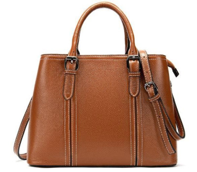 Класична жіноча сумка в шкірі флотар Vintage 14875 Руда