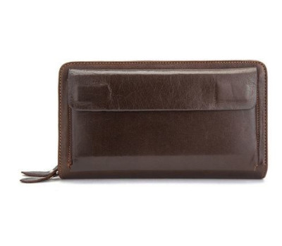 Мужская барсетка с ремешком на руку Vintage 14915 Коричневая