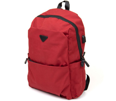 Рюкзак текстильний smart унісекс Vintage 20627 Малиновий