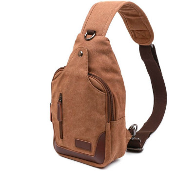 Практична чоловіча сумка через плече Vintage 20389 Коричневий