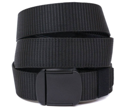 Текстильний чоловічий ремень Vintage 20591 Чорний