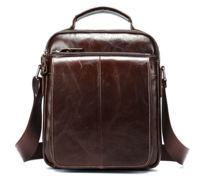 Сумка чоловіча шкіряна Vintage 14846 Коричнева