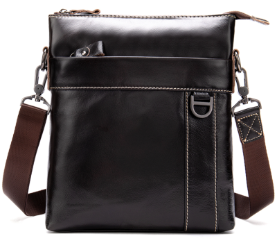 Сумка чоловіча зі шкіри Vintage 20025 Коричнева