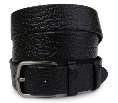 Шкіряний чоловічий ремінь Vintage 20740 Чорний