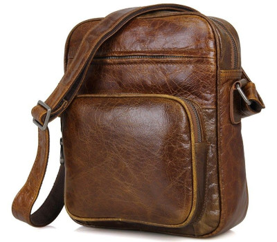 Сумка чоловіча Vintage 14418 Коричнева