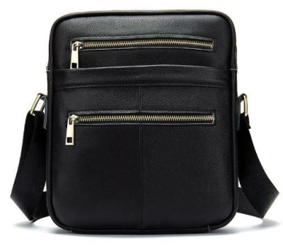 Сумка чоловіча флотар Vintage 14832 Чорна