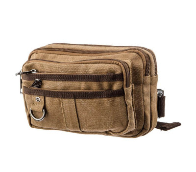 Бананка текстильна на пояс Vintage 20160 Коричнева