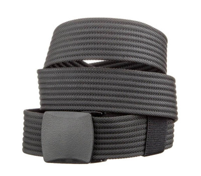 Щільний текстильний чоловічий ремінь Vintage 20227 Чорний