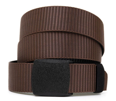 Текстильний ремінь Vintage 20538 Коричневий
