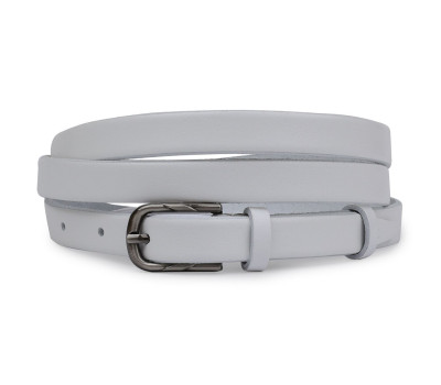 Шкіряний жіночий ремінь Vintage 20754 Білий