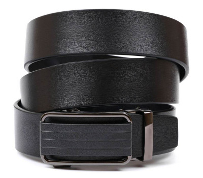 Оригінальний чоловічий ремінь Vintage 20364 Чорний