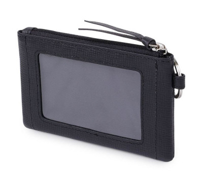 Невелика шкіряна документниця Vintage 20461 Чорний