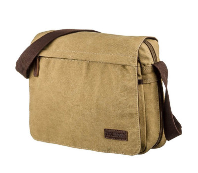 Текстильна сумка для ноутбука 13 дюймів через плече Vintage 20188 Хакі