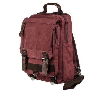 Сумка-рюкзак на одне плече Vintage 20140 Малинова
