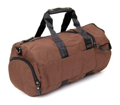 Спортивна сумка текстильна Vintage 20643 Коричнева