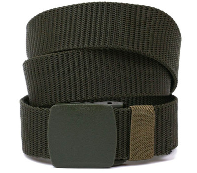 Зручний текстильний чоловічий ремень Vintage 20582 Зелений