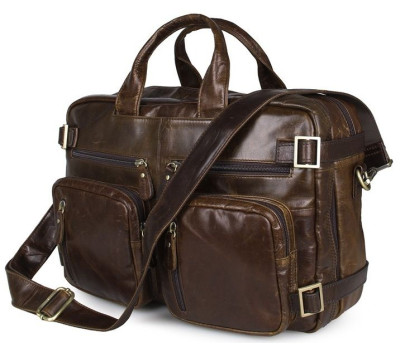 Сумка чоловіча Vintage 14074 Коричнева
