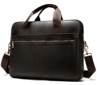Сумка мужская под ноутбук Vintage 14670 Коричневая