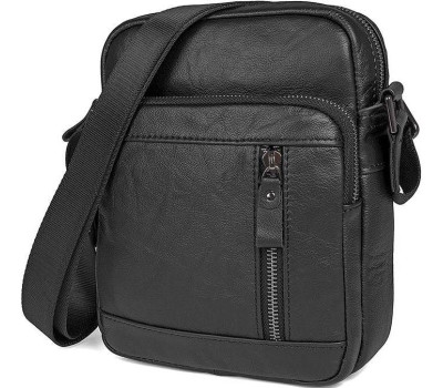 Сумка Vintage 14527 з натуральної шкіри Чорна