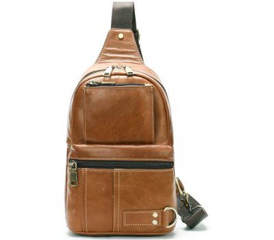 Сумка через плечо кожаная Vintage 20008 Рыжая