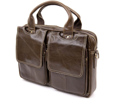 Ділова сумка Vintage 20443 Коричнева
