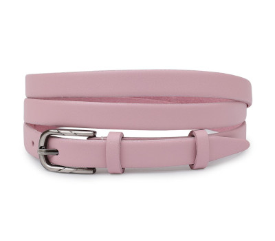 Жіночий ремінь з натуральної шкіри Vintage 20753 Рожевий