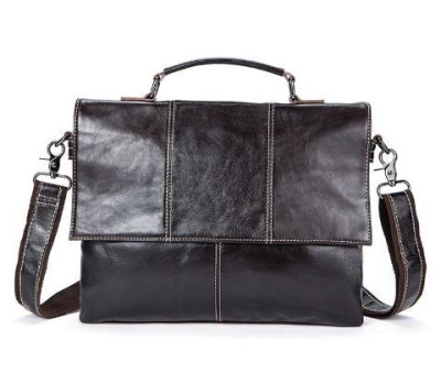 Мужская сумка кожаная Vintage 14854 Коричневая