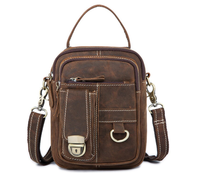 Барсетка чоловіча компактна Vintage 20006 Руда