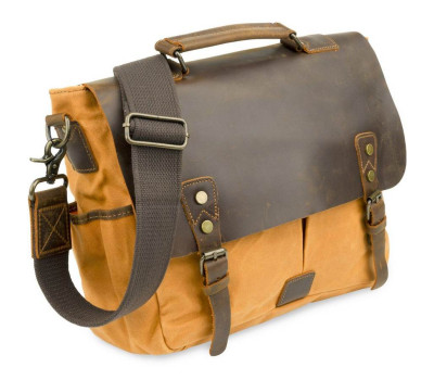 Деловой портфель в сочетании с кожей Vintage 20120 Рыжий